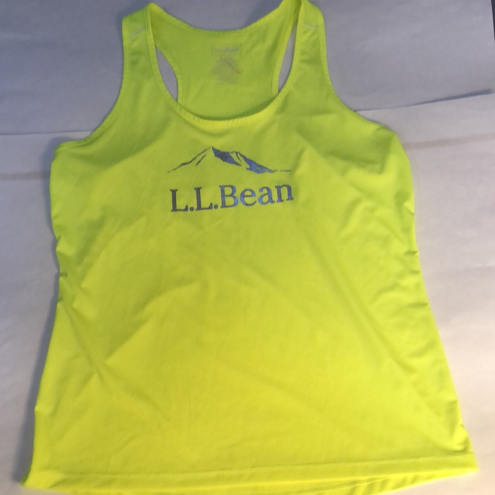 Two (2) L.L. Bean Women’s Racerback Tank Top Exercise Shirt - size L - Picture 5 of 7